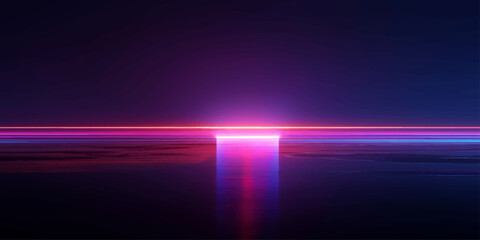 A bright digital animation of the blue planet earth and a glowing sky with clouds, sun rays, and a wave of purple light creating a dynamic motion texture backdrop © MDNUR