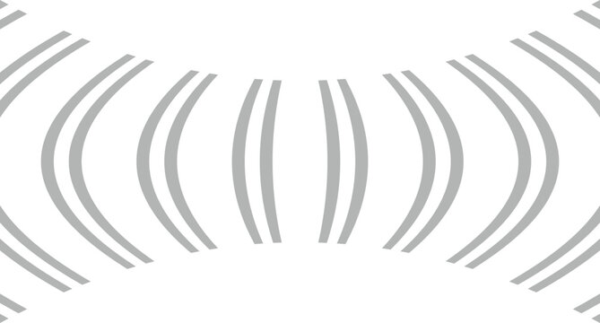 abstract creative grey double line squeeze pattern art.