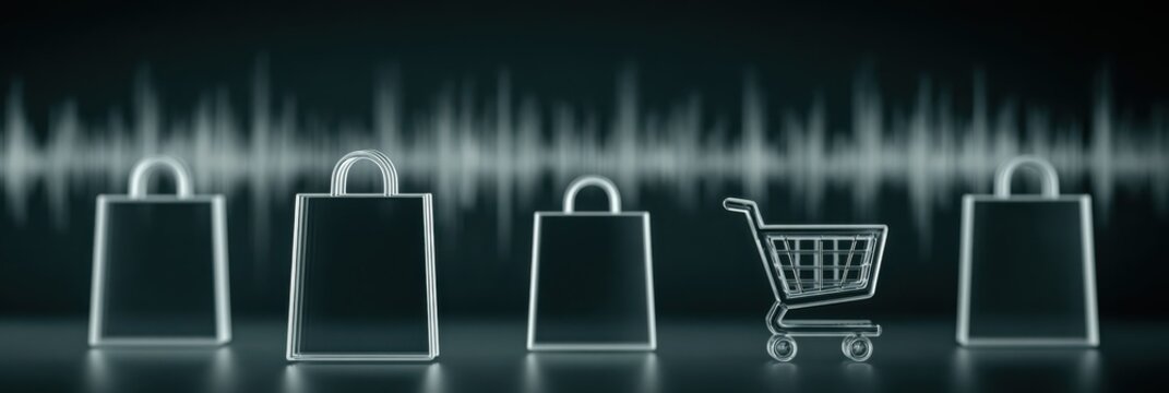 A detailed visualization of a voice frequency spectrum with layered transparent effects, designed for audio analysis and sound engineering applications.