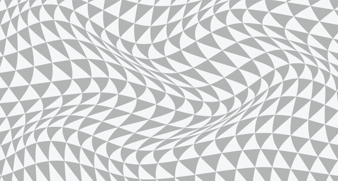 abstract creative white triangle wave pattern on grey.