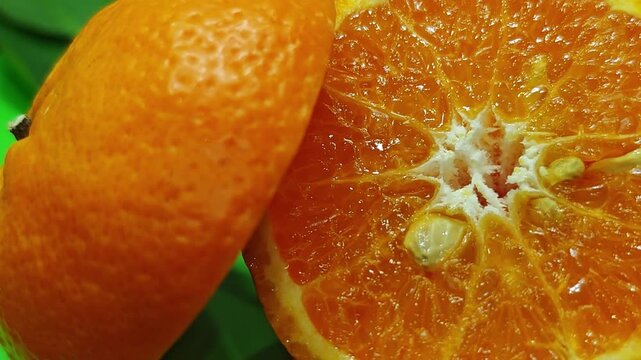Oranges are a fruit high in vitamin C.