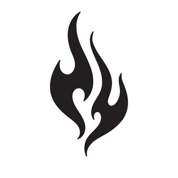 vector illustration of a fire