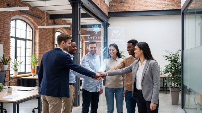Workplace Safety, Employee Protection and Risk Prevention Concepts in Modern Corporate Environments