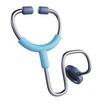 stethoscope 3d icon illustration object