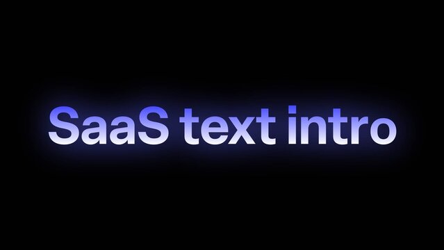 Saas Text Animation