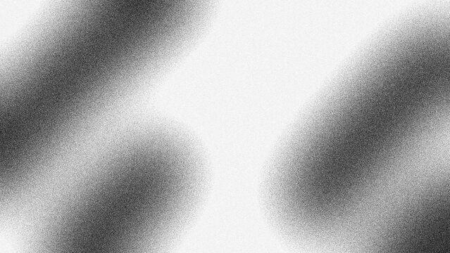 Abstract Grainy Gradient Background in Black and White with Soft Diagonal Waves and Retro Risograph Texture for Minimalist Presentation