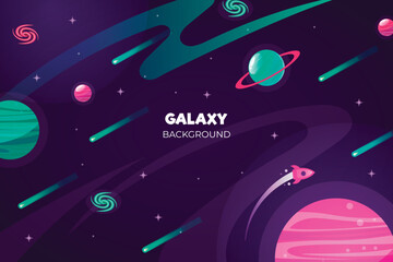 galaxy exploration science rocket ship © Nova