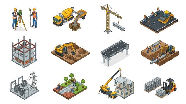 ConstructionEquipmentAndProcessesIllustratedIsometricViews.