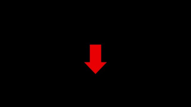 Minimal down arrow icon in clean modern flat style. Suitable for UI UX design, navigation, download, scrolling and direction indicators. Isolated on white background.