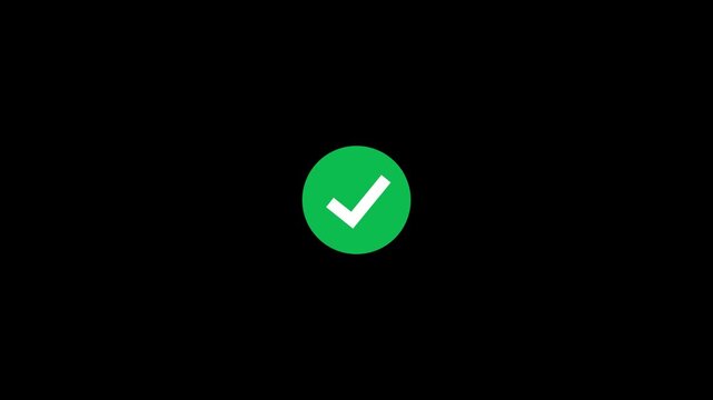 check mark icon logo element illustration.check mark symbol design.check mark conception.can be used in web and mobile-vector