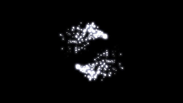 Glitter line transition on black screen background with sparkle glitter, 4K abstract animated bokeh lights and gold glitter magic shimmer, professional chroma key editing element, VFX overlay asset
