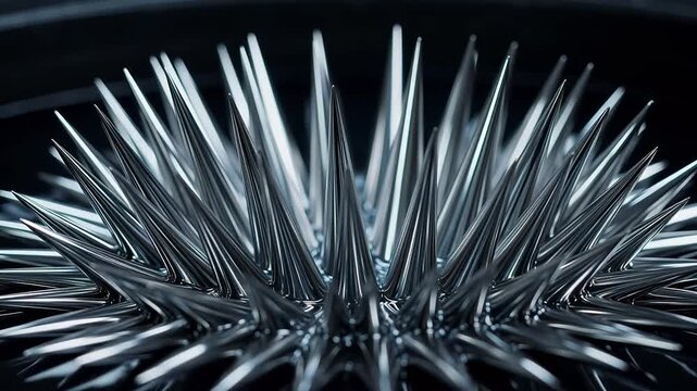 Magnetic Fluid Morphs Under Magnetic Field from Liquid to Solid