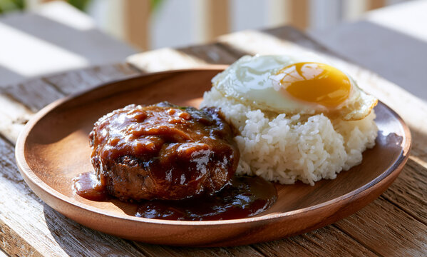 A classic Hawaiian loco moco