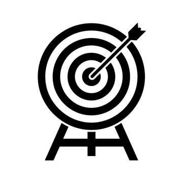  Target with Arrow Bullseye Silhouette