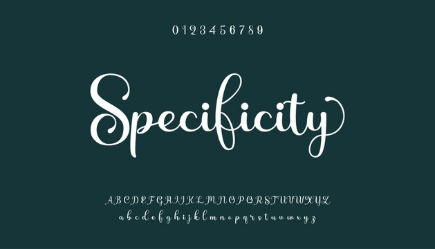 signature Font Calligraphy Logotype Script Brush Font Type Font lettering handwritten. Lettering signature font isolated on black background. brush style alphabet. Vector logo letters.