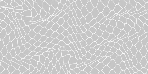 Curved net pattern. Seamless design for sportswear or equipment like soccer goals, volleyball nets, basketball hoops, hockey nets, and athletic gear. eps 10 © isma