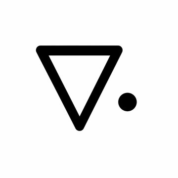 Divergence Operator Symbol | Mathematics Education Illustration
