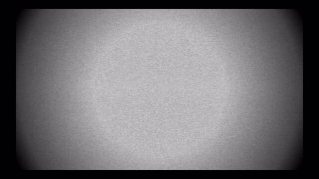 Retro curved lens old TV screen frame overlay with CRT scan lines and VHS noise, seamless analog glitch loop animation 4k video