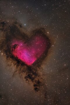 Heart nebula, ic 1805, in cassiopeia, a star-forming region