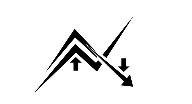 Black arrows pointing up and down 1.