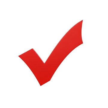 Red checkmark symbol indicating success