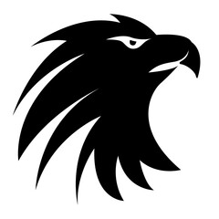 Obraz premium Fierce bird head logo
