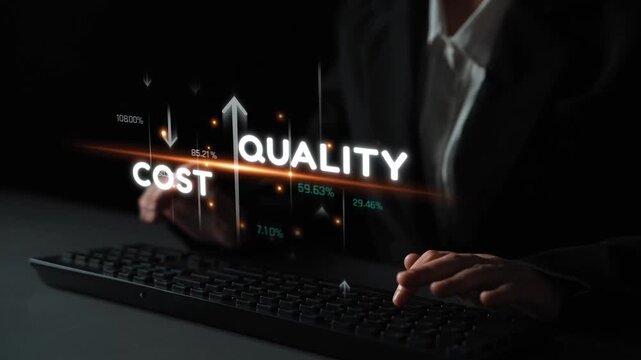Increase quality and reduce cost represent quality, cost, and performance optimization for business strategy and resource efficiency Marrow