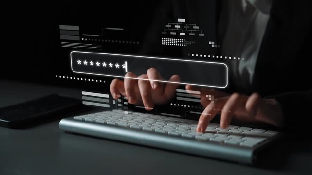 User authentication and password protection concept showing secure login, privacy safeguard, data protection, access control, and digital identity verification Marrow