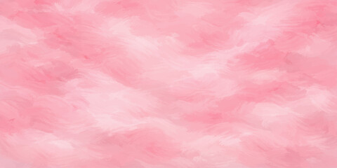 Fototapeta premium Abstract pink and red watercolor background with a soft pastel texture on grunge paper material, creating a light textured pattern backdrop with copy space for design