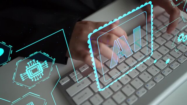 AI Assistant Brain Processor with LLM Technology, Big Data, Machine Learning, Generative AI for Business Support, Future Agentic AI Technology and Artificial Intelligence Prompt Engineering. Thunk