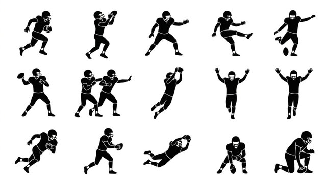 DynamicFootballPlayerActionSequenceIllustrations.