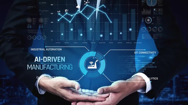 AI-driven manufacturing boosts industrial automation through IoT, cloud, and data analytics. Manufacturing process and factory output are optimized with smart feedback and AI. Marrow