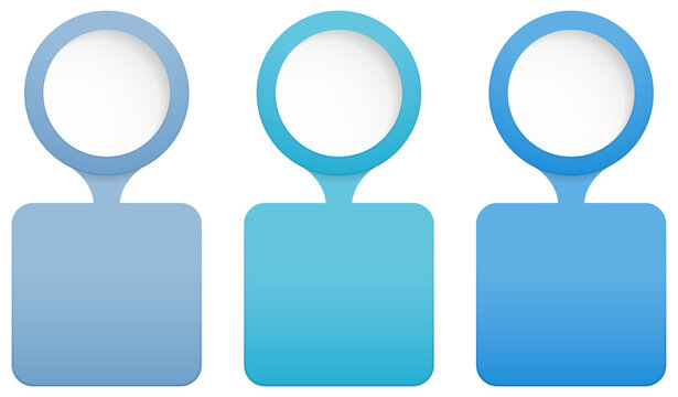 Infographic template with 3 elements, can be used as process, workflow, steps or options