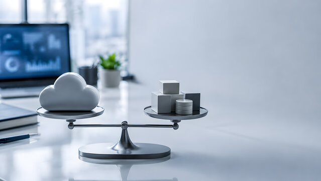 Cloud Cost Balance and Resource Allocation Concept