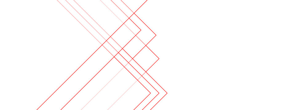 Abstract geometric line art background, modern digital pattern with intersecting red lines, minimalist vector graphic for technology and business presentations