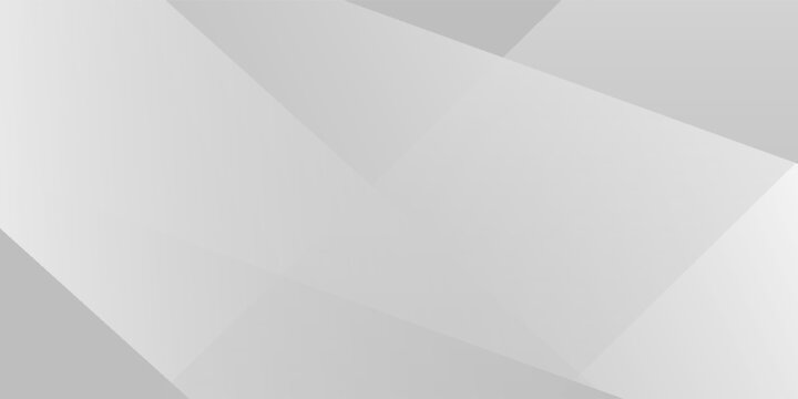 Picture White abstract gradient background with triangular decoration on the sides. grey