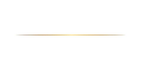 Golden horizontal straight line on isolated transparent background. Golden thin divider © mahbub studio