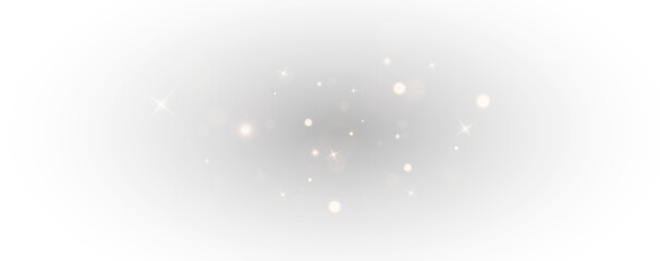 Fantasy stardust png vector with glowing magic particles and abstract space background. © NADIIA