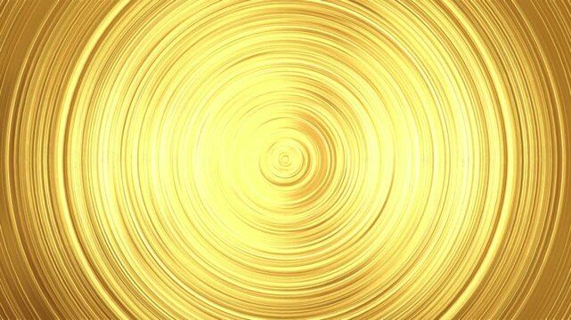 golden metal texture with light sweep luxury loop animation, gold polished circle pattern sheet material blank social media motion design element