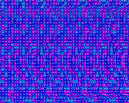 Halloween-themed magic eye stereogram featuring an owl hidden in optical illusion