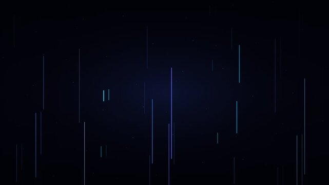 blue light streaks abstract background in dark backdrop