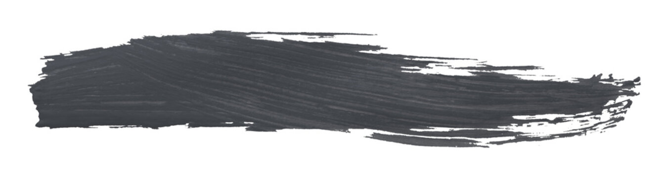 dark gray brush isolated on transparent background dark gray watercolor
