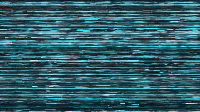 TV Glitch Signal Distortion