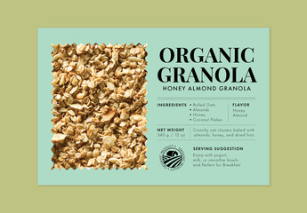 Product Label Template For Packaging Sticker, Jar, Bottle, Soap, Candle, Cosmetics Label