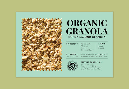 Product Label Template For Packaging Sticker, Jar, Bottle, Soap, Candle, Cosmetics Label