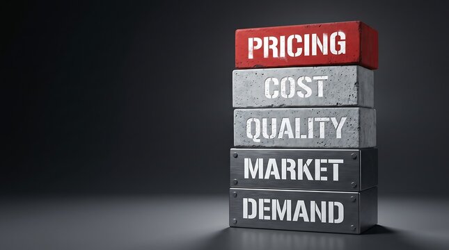 Pricing Strategy Elements for Strategic Business Planning Success, Considering Cost, Quality, Market, Demand, and Value Proposition Analysis.