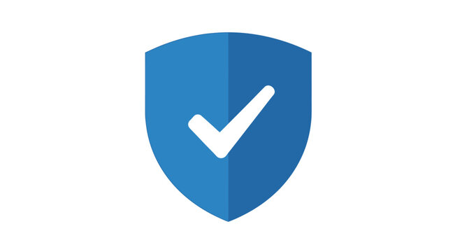 Blue Shield with Check Mark.