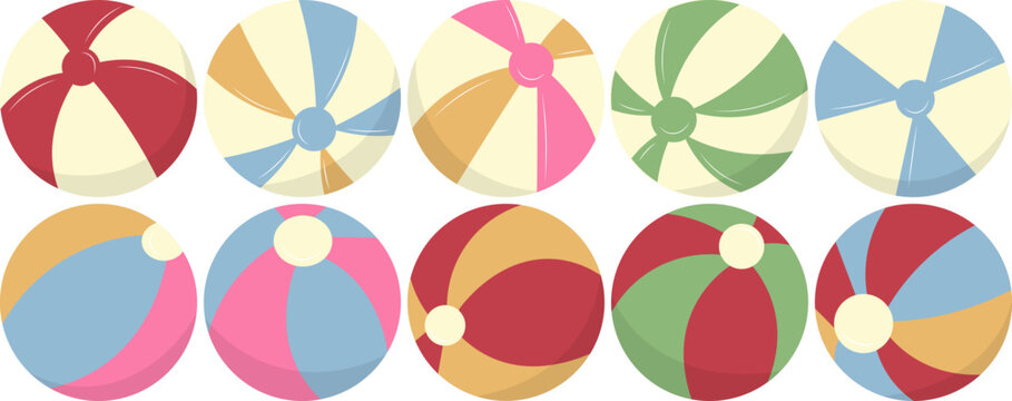 Cute Cartoon Beach Ball
