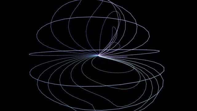 Mesmerizing 4K UHD loop of a glowing gold veronese surface morphing through an abstract topology field with cinematic depth. Ideal for science background, abstract background. 4K UHD.