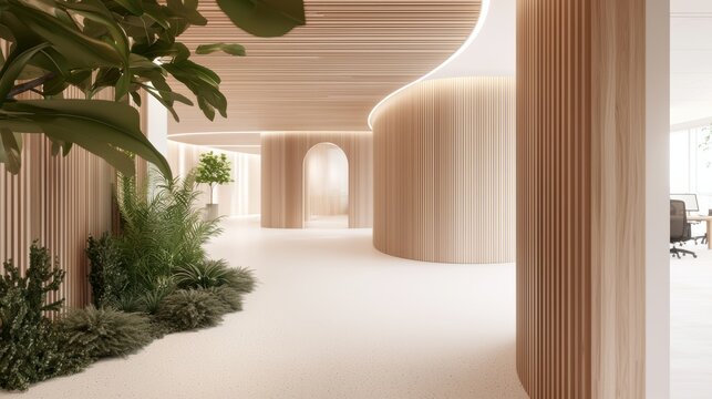 Organization Corporate office space with professionals collaborating on a structured workflow.
